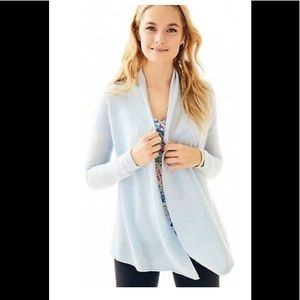 Lilly Pulitzer Seabrook Cashmere Cardigan blue